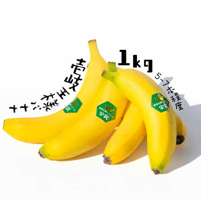 【ふるさと納税】壱岐王様バナナ 1kg 《壱岐市》【株式会社コスモファーム】[JEL001] 皮ごと バナナ 果物 フルーツ 甘い 35000 35000円