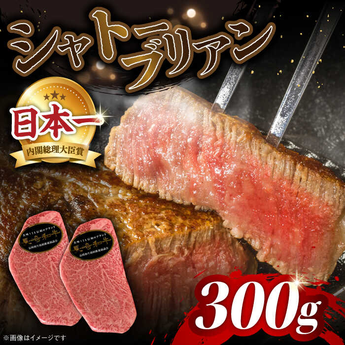 【ふるさと納税】【注文殺到★極上部位】 長崎和牛 シャトーブリアン ステーキ 計300g（2枚）＜株式会社黒牛＞ [CBA014] 牛肉 牛 肉 和牛 焼肉 ステーキ バーベキュー BBQ フィレ 希少部位 ギフト 贈り物 ヒレ｜長崎県西海市