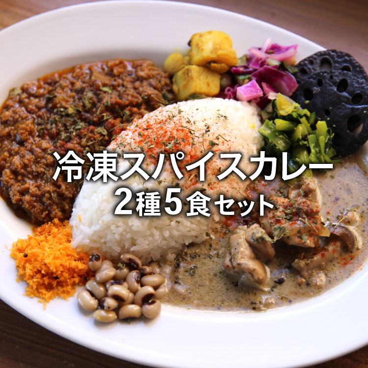 【ふるさと納税】冷凍 スパイスカレー 2種 計5食セット [カレーライフ 長崎県 雲仙市 item2249]