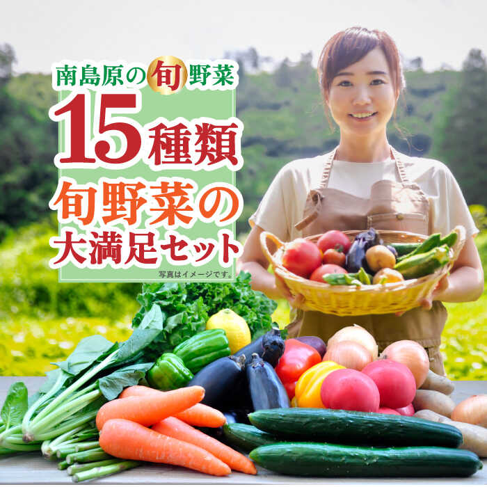 【ふるさと納税】季節の野菜 15種類 セット 旬 産地直送 詰め合わせ / 野菜 やさい 新鮮 野菜セット / 南島原市 / ふるさと企画 [SBA023]