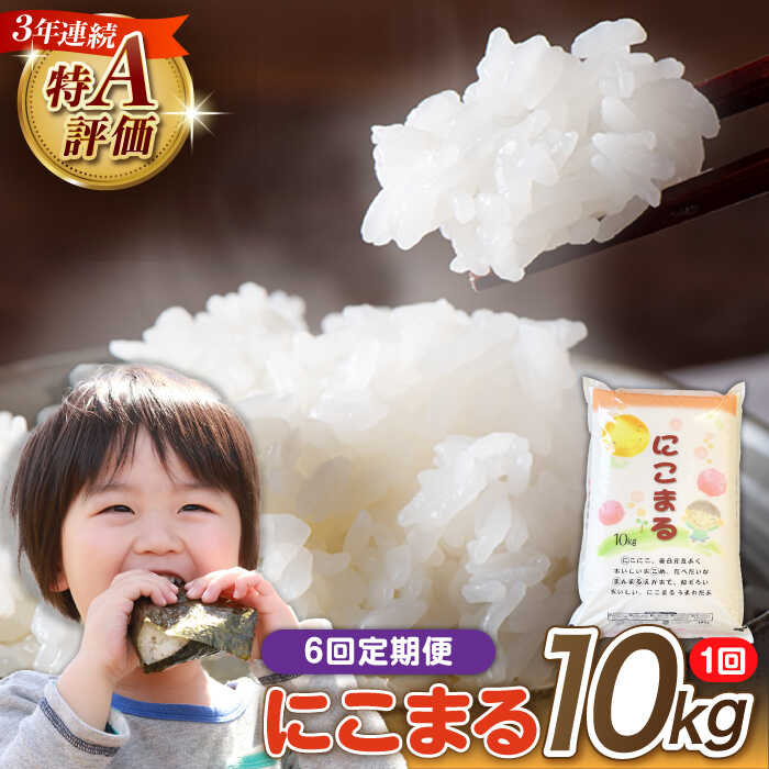 【ふるさと納税】【 6回定期便 】 長崎県産 精米 にこまる 10kg 総計 60kg / 南島原市 / 大松屋商店 [SDR007]｜長崎県南島原市