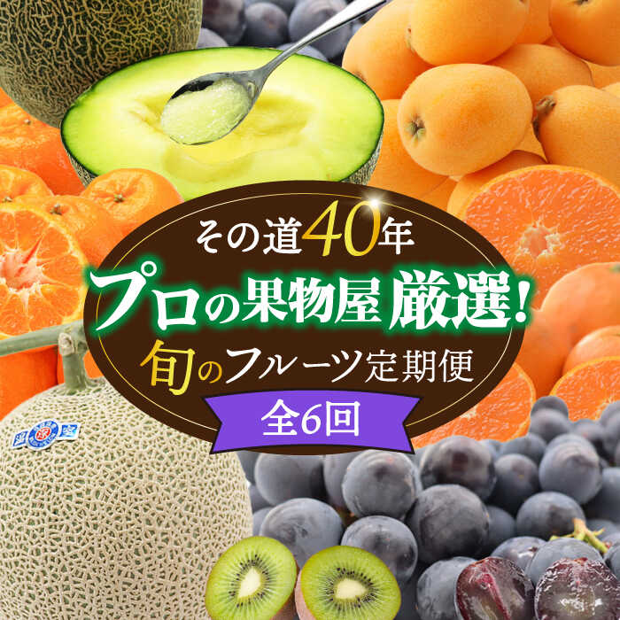 【ふるさと納税】【6回定期便 偶数月コース】フルーツ定期便 旬のフルーツをセット / ハウスびわ メロン ぶどう 巨峰 みかん など / 定期便 旬 フルーツ 果物 春フルーツ 夏フルーツ 秋フルーツ 冬フルーツ / 南島原市 / 贅沢宝庫 [SDZ022]