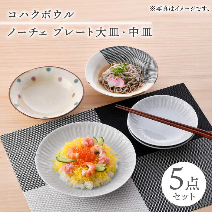 【ふるさと納税】【波佐見焼】ボウル・皿 5点セット【大貴セラミックス/奥川陶器】[NB143]