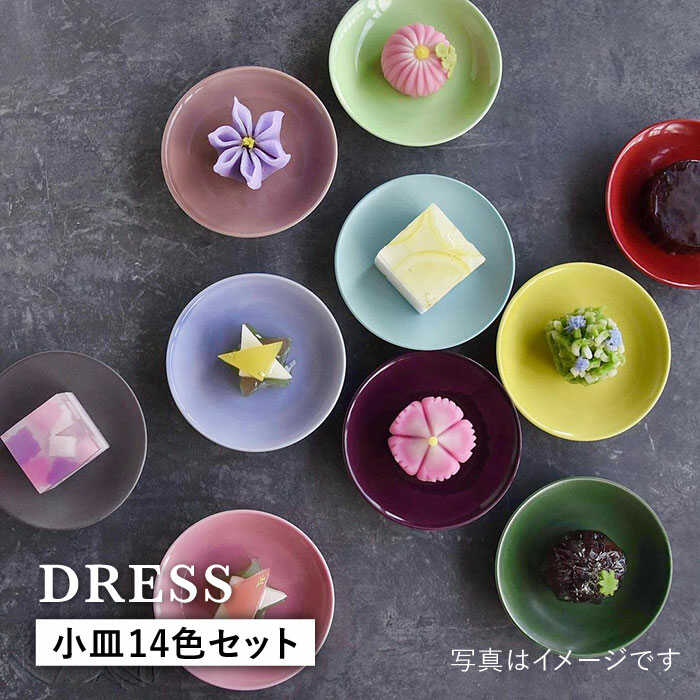 【ふるさと納税】【波佐見焼】一皿分の料理を引き立たせる 小皿 14色仕掛ける 食器 皿 【DRESS】 [SD32]