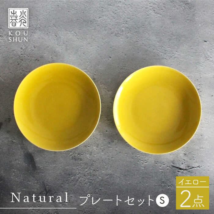 ふるさと納税】【波佐見焼】Naturalつづき物 お皿 S (16糎) 2枚書き