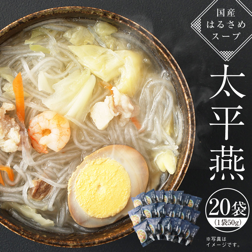 【ふるさと納税】国産 はるさめスープ 太平燕 20袋 はるさめ スープ タイピーエン 春雨スープ 春雨 簡単調理 グルメ ご当地 お取り寄せ 常温 九州 熊本県 送料無料