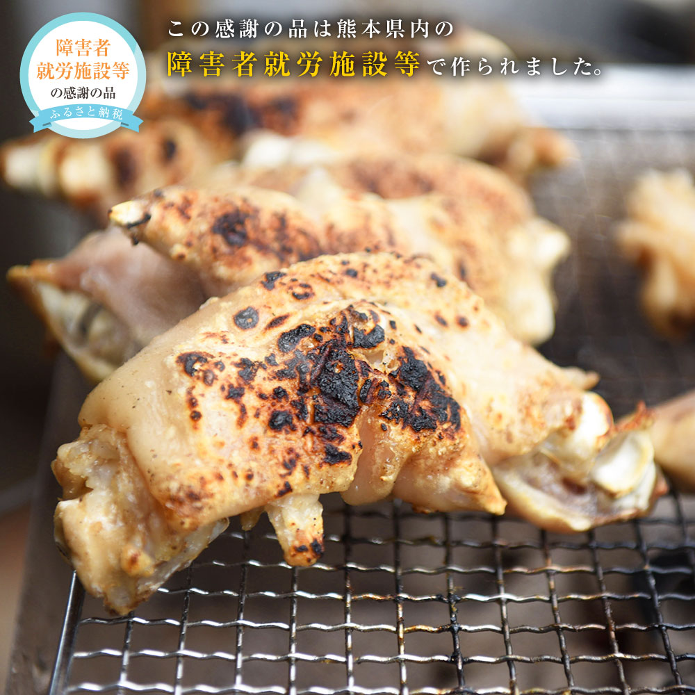【ふるさと納税】地熱豚足 炭火あぶり 6本 1本約150g 合計約900g ハーフサイズ とんそく 国産 豚肉 ブタ 肉 お肉 惣菜 おかず おつまみ 簡単調理 お取り寄せ グルメ 冷蔵 九州 熊本県 送料無料