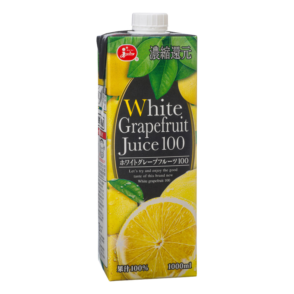 【ふるさと納税】ホワイトグレープフルーツ100 計6L（1L&times;6本） 柑橘 100％ フルーツ くだもの 果物 果実 紙パック ジュース 飲料 国産 熊本県 熊本市 送料無料｜熊本県熊本市