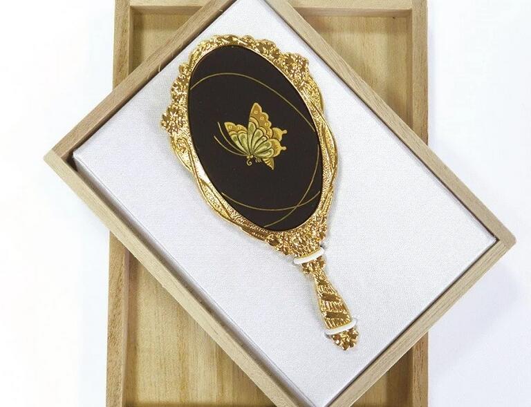 楽天市場】手鏡 桜 TK-01 ハンドミラー コンパクトミラー 肥後象嵌