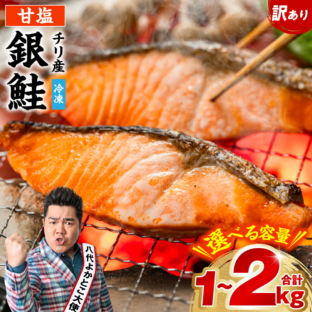 【ふるさと納税】 【訳あり】 銀鮭 切り身 1kg～2kg 【選べる内容量】 鮭 塩鮭 サケ 甘塩 切身 切り身 大容量 人気の鮭 カマ 希少 魚 サーモン シャケ お弁当 冷凍 送料無料