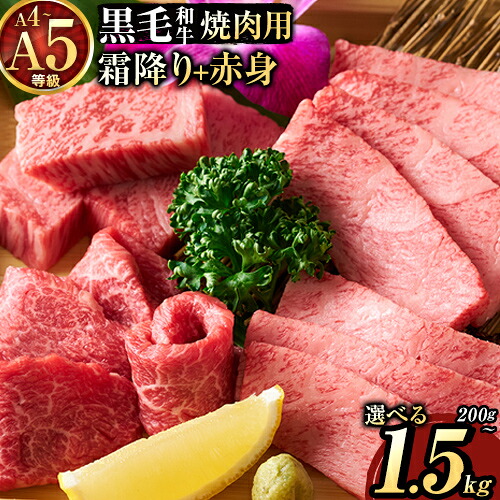 【ふるさと納税】黒毛和牛 A4~A5等級 霜降り カルビ 赤身 焼肉 A4 A5 200g ~ 1500g 数量限定 牛肉 冷凍 くまもと黒毛和牛 《30日以内に出荷予定(土日祝除く)》 冷凍庫 個別 取分け 小分け 個包装 ブランド牛 熊本県 荒尾市 ギフト 贈答 人気|熊本県荒尾市