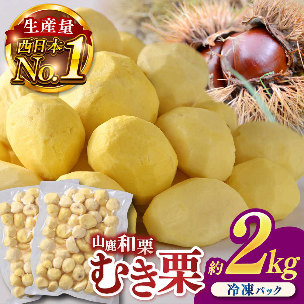 【ふるさと納税】むき栗 約2kg（約1kg&times;2袋） 【株式会社あんず】[ZBT015]｜熊本県山鹿市 23,100円