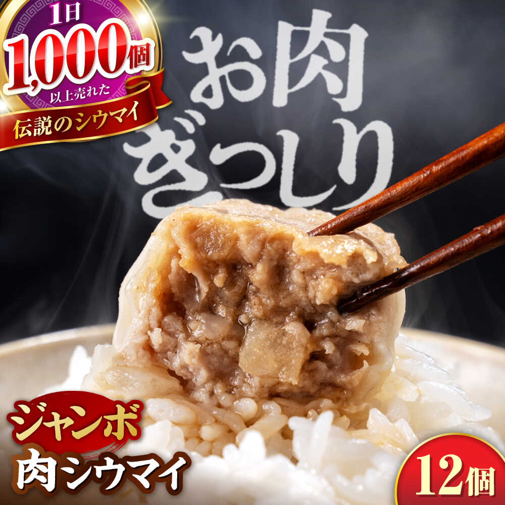 【ふるさと納税】山鹿発 おやまの 手作り 特製肉シウマイ 食べ応えある肉感と秘伝のうまみ！ 豚肉 大粒 シュウマイ 特製ジャンボ焼売　計12個（6個×2pc） 【株式会社おやま食品】[ZFZ001]