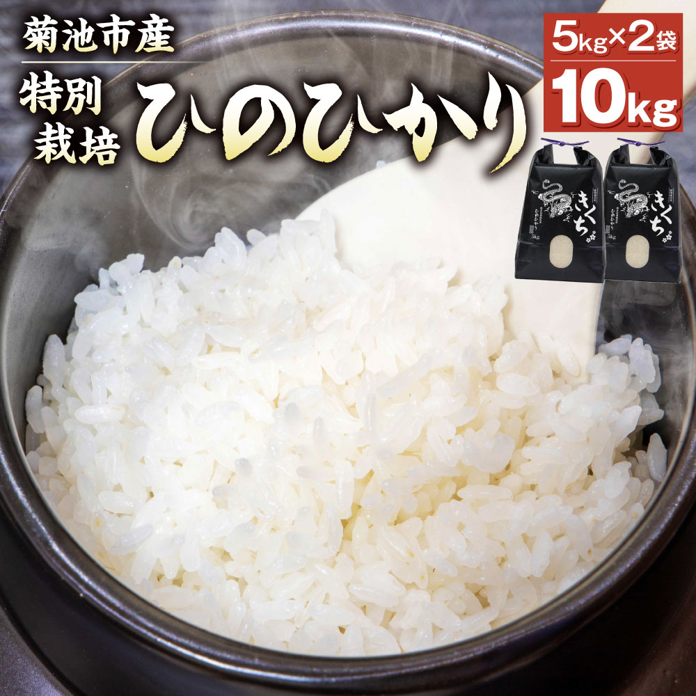 売上実績NO.1 令和3年産 白米 送料無料 熊本県産 精米 菊池市産 お米 特別栽培 九州産 5kg×2袋 米 ヒノヒカリ 合計10kg 米・雑穀