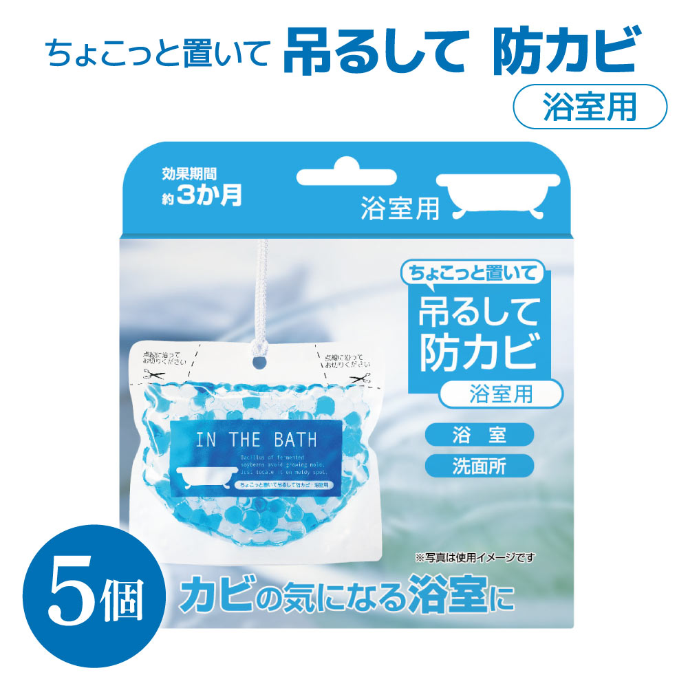 【ふるさと納税】 菌類 止めること ちょこっと置いて吊るして 防菌類 風呂場用 約160g 5個 1個あたり近所約3ヶ月効果のある BB菌 菌類押しとどめる お風呂場 照明ランプうしろ側 吊り下げ 洗い濯ぎ 助けになるグッズ 先だつもの 貨物輸送無料 株式会社ビッグバイオ