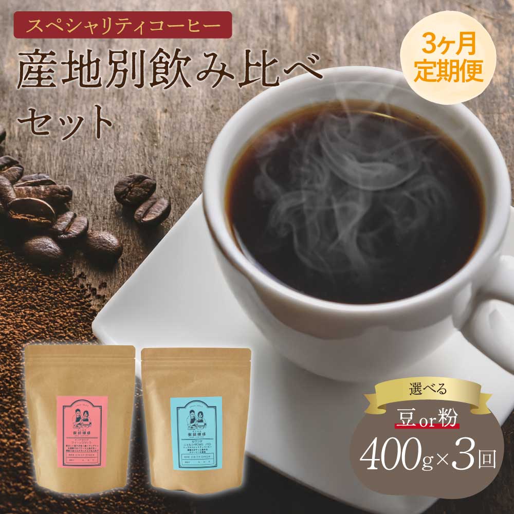 【ふるさと納税】 コーヒー 【3ヶ月定期便】スペシャリティコーヒー 【豆or粉】選べる挽き方 珈琲 コーヒー豆 珈琲豆 コーヒー粉 珈琲粉 直火焙煎 送料無料 飯田珈琲|熊本県宇城市
