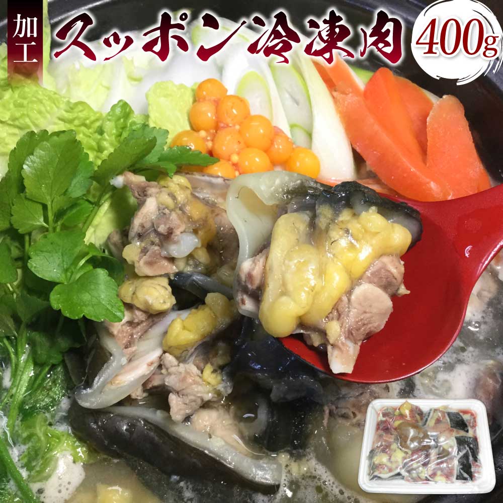 【ふるさと納税】 すっぽん 加工スッポン冷凍肉 約400g