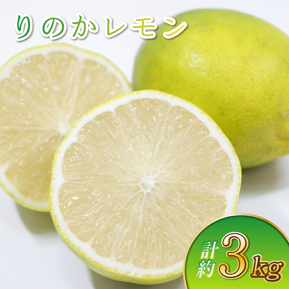 【ふるさと納税】りのかレモン 3kg 10～12個前後【2026年2月上旬から5月上旬発送予定】れもん 檸檬 柑橘 フルーツ 果物 くだもの 香り高い ジューシー 果実 レモンサワー 九州産 熊本県産 宇城市産 国産 送料無料 田辺農園