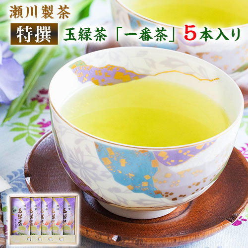 【ふるさと納税】＜特撰＞玉緑茶(たまりょくちゃ)「一番茶」 100g×5本 熊本県 大津町産 株式会社 瀬川製茶《60日以内に出荷予定(土日祝除く)》 14,800円