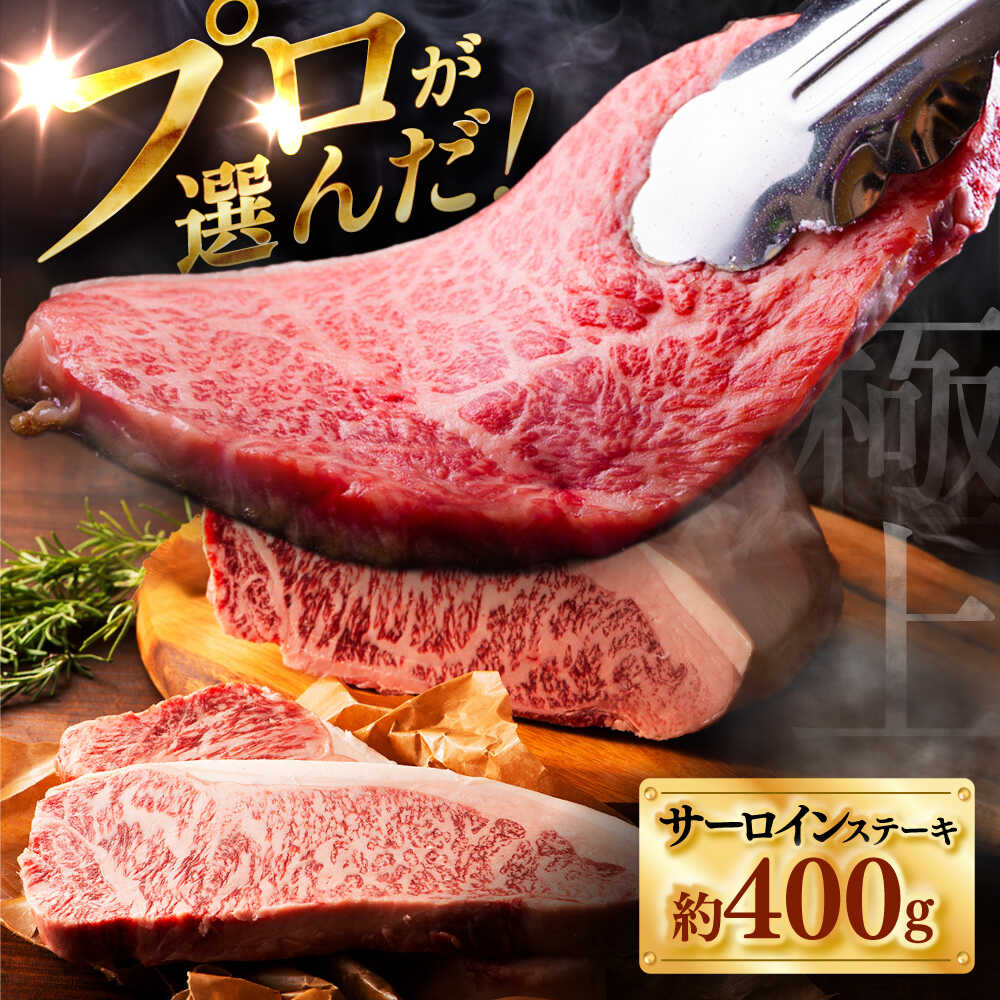 【ふるさと納税】くまもと黒毛和牛「藤彩牛」サーロインステーキ 約400g / 牛 肉 ステーキ 400 部位 熊本 菊陽 うし ぎゅう ぎゅうにく サーロイン ステーキ 厳選 A4 A5 冷凍 ギフト お取り寄せ グルメ お祝い ブランド 霜降り 贅沢 ご褒美【株式会社フジチク】[BHAD126]｜熊本県菊陽町