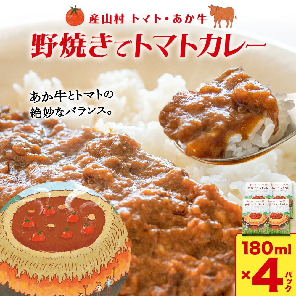 ふるさと納税 宮崎県 高千穂町 C-67　トマトカレー８箱セット トマトカレー８箱セット | トマト カレー レトルト 8食 おうちご飯