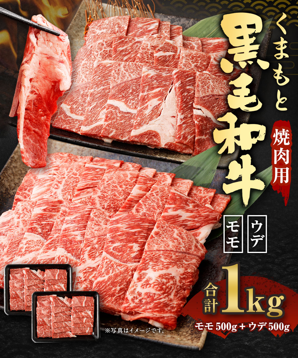特価品コーナー くまもと 黒毛和牛 焼肉用 モモ ウデ 合計1kg 2パック 500g 各1パック 和牛 牛肉 精肉 お肉 焼肉 q 冷凍 熊本県産 国産 送料無料 Www Edamalakudystelles In