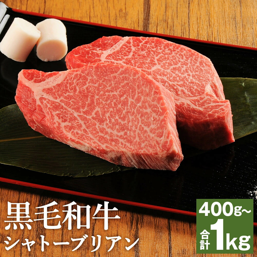 【ふるさと納税】＜選べる 容量＞くまもと黒毛和牛 シャトーブリアン 400g/600g/800g/1kg 1枚 200g 2～5枚 ソース付 牛肉 ステーキ ヒレ肉 和牛 国産 冷凍 熊本県 高森町 送料無料