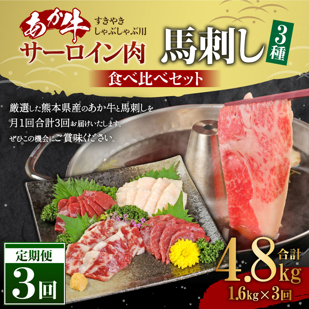 ふるさと納税 定期便り3か月 あか黒牡丹 すきやき しゃぶしゃぶ費用 サーロインミート 馬刺し 食べ較物一式 寄せる4 8kg 1 6kg 3とき サーロイン肉 ビーフ 赤牛 大鍋 桜肉 刺し身 赤身 たてがみ 熊本県独創 九州産 国産 凍結 貨物輸送無料 Bairien Yamagata Jp