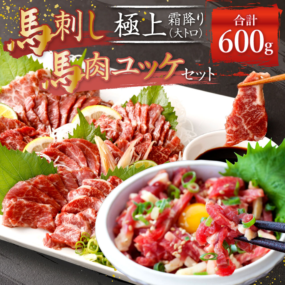 再入荷】 熊本 馬刺し 極上霜降り 大トロ 300g 50g×6個 馬肉ユッケ 合計600g セット タレ付き 6袋 生姜付き ユッケたれ付き 馬刺  ばさし ユッケ 馬肉 馬 刺身 ブロック 食べ比べ 冷凍 熊本県 送料無料 fucoa.cl