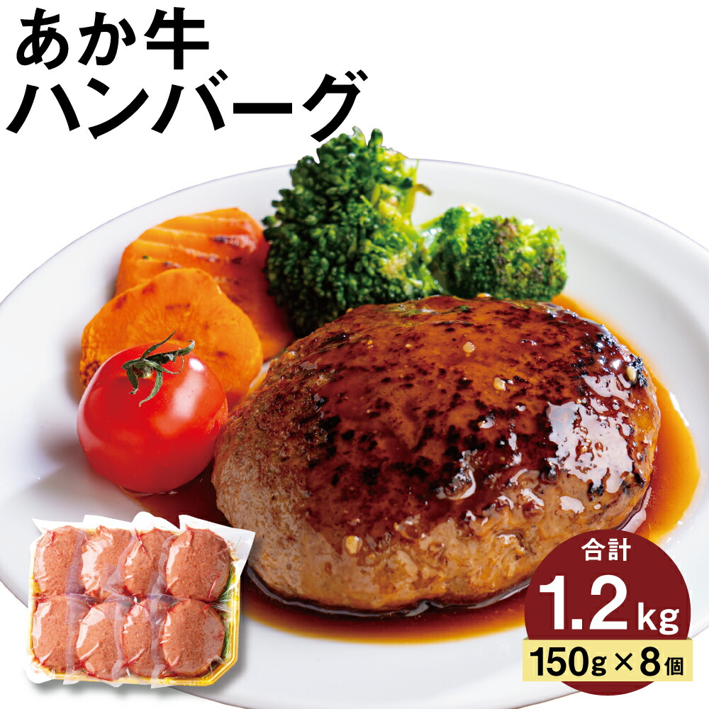 熊本県産赤牛ハンバーグ 150g×10個 合計1.5kg 牛肉 国産 冷凍 赤牛 九州産 送料無料 熊本県産 手作りハンバーグ