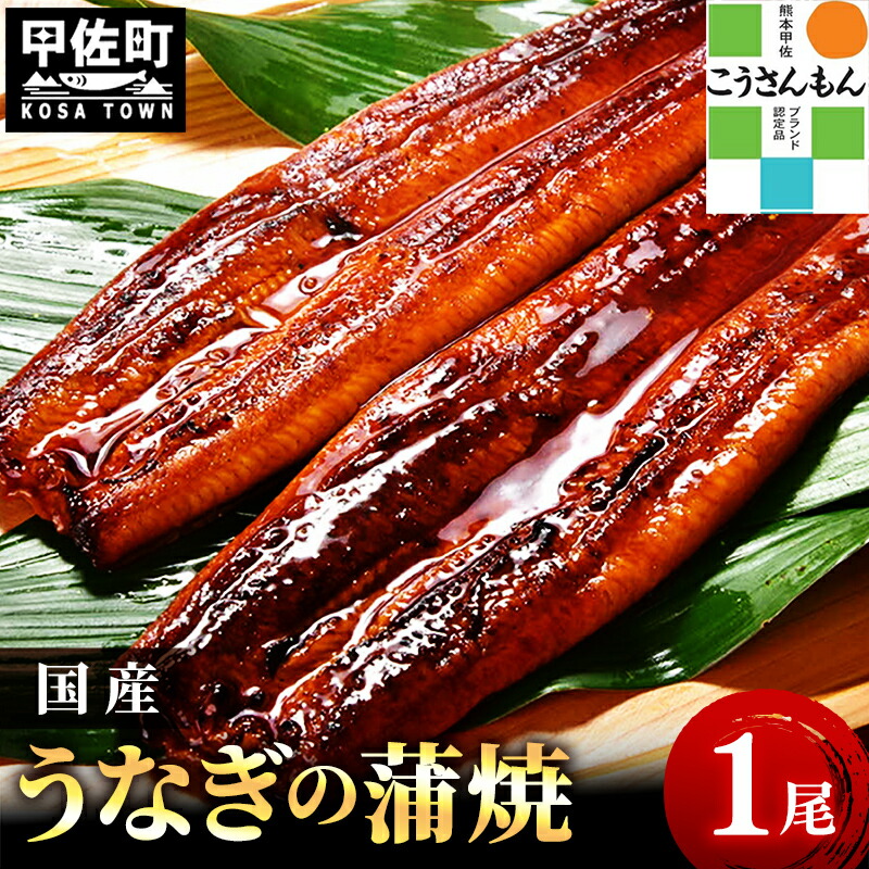 【ふるさと納税】【甲佐ブランド】 うなぎ 蒲焼き 1尾 【こうさんもん認定商品】熊本産 国産 150ｇ以上 - うなぎ 鰻 蒲焼 国産 熊本産 こうさんもん 甲佐ブランド 甲佐町特産 蒲焼き ふっくら 冷凍 熊本県 甲佐町｜熊本県甲佐町 7,700円