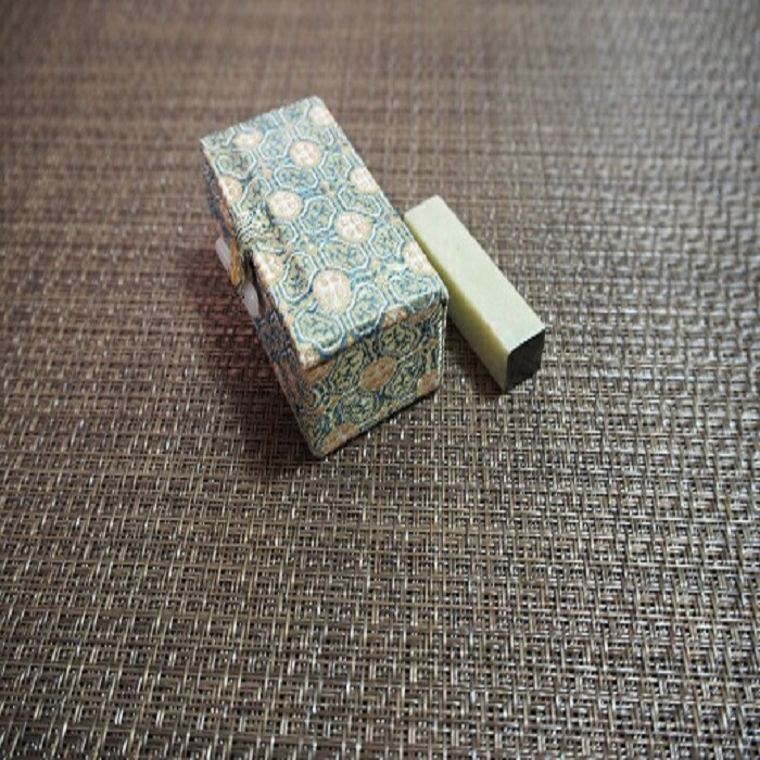 【ふるさと納税】雅印（青田石）4分（11～12ｍｍ）箱入り　2文字まで - 天然素材 お好きな文字 落款印 雅号 ケース付 選べる 朱文 白文 熊本県 甲佐町【価格改定】