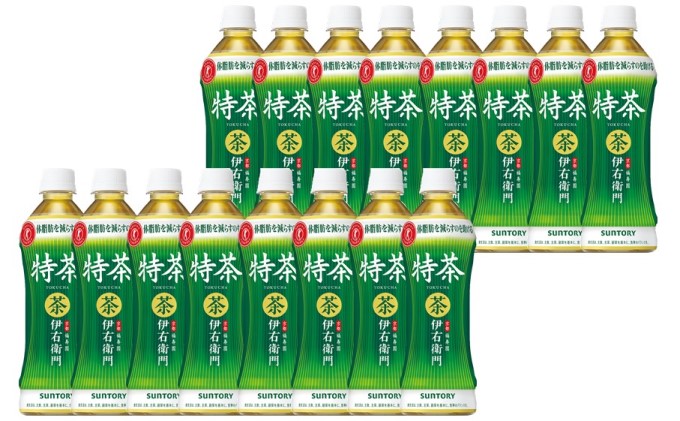 楽天市場 ふるさと納税 サントリー緑茶 伊右衛門 特茶 特定保健用食品 500ml 24本 お茶 ペットボトル 日本茶 国産 送料無料 いえもん トクホ 熊本県錦町