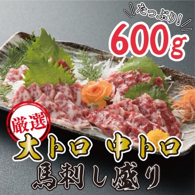 【ふるさと納税】馬刺し 熊本 霜降り 数量限定 馬刺 大トロ 中トロ 600g 豪華絢爛 食べ比べ セット 馬肉 肉 お肉 冷凍