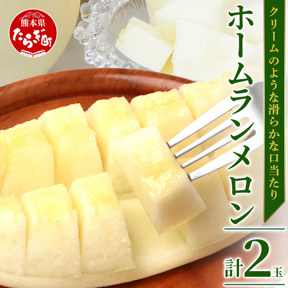 ホームランメロン6玉入り ホームランメロン【熊本県産】2〜6玉入 約4kg フルーツ くだもの