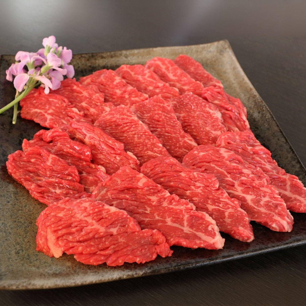【ふるさと納税】【GI認証】くまもとあか牛 ロース 焼肉用 約500g 赤牛 あか牛 熊本あか牛 牛肉 肉 お肉 赤身 和牛 国産牛 国産牛肉 牛ロース ロース肉 やきにく 焼き肉 焼肉 BBQ バーベキュー 冷凍 お取り寄せグルメ 九州 熊本県 湯前町 送料無料｜熊本県湯前町