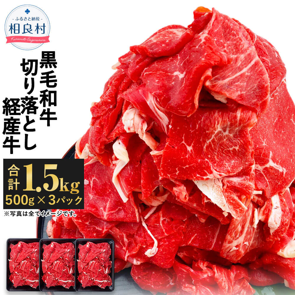 人気が高い 九州産 黒毛和牛 切り落とし 経産牛 合計1 5kg 500g 3パック 国産 牛肉 スライス 小分け お肉 冷凍 工場直送 Tourismo Rs