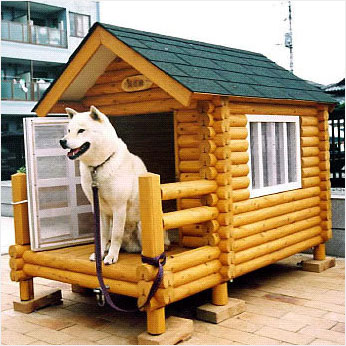 楽天市場 ふるさと納税 ログペットハウス 犬小屋 犬舎 1100型 デラックス 小型 中型犬用 熊本県相良村