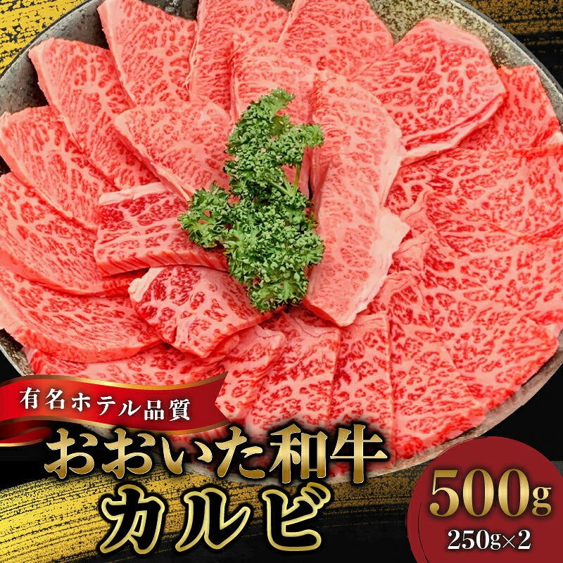 【ふるさと納税】国産 おおいた和牛 4等級 以上 牛肉 焼肉 カルビ 250g × 2 ホテルクオリティ サーロイン バラ肉 やわらかい 旨味 肉汁 高級焼肉 手軽 和牛 お肉 肉 ギフト のし対応可 冷凍 ミカド肉店 お取り寄せ お取り寄せグルメ 大分県 別府市 送料無料 15,000円
