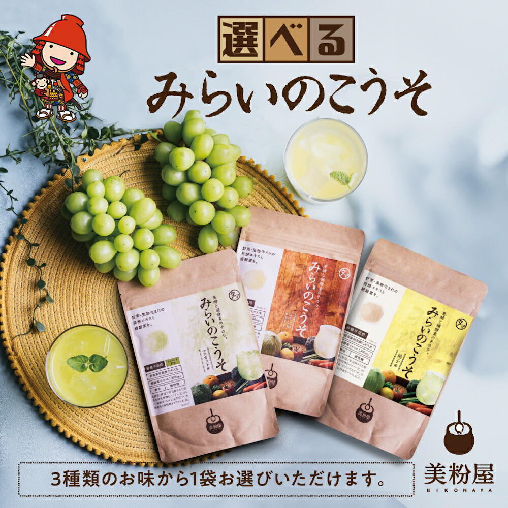 【ふるさと納税】みらいのこうそ 1袋 選べる 味 | 美粉屋 みらいのこうそ 未来時制のエンザイム エンザイム ドリンク エンザイム火薬 エンザイムサプリ エンザイムドリンク エンザイムドリンクサプリ エンザイムドリンクファスティング ヴィタミンC ヴィタミンC ドリンク 補エンザイム タマチャン販売店 少なからず県 中津市