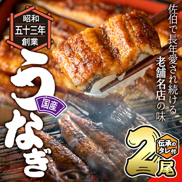 【ふるさと納税】国産 うなぎ蒲焼 無頭(計2尾) ウナギ 鰻 蒲焼き うな重 ひつまぶし タレ 魚 冷凍 大分県 佐伯市【DH259】【(株)ネクサ】 19,440円