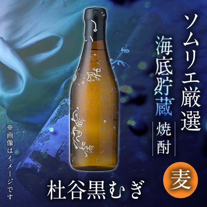 【ふるさと納税】海底貯蔵 麦焼酎 杜谷 黒むぎ (720ml・1本) 大分県産 国産 焼酎 麦 酒 25度 海底酒 熟成 大分県 佐伯市【FP027】【フルタ酒店】|大分県佐伯市