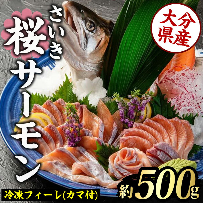 【ふるさと納税】さいき 桜 サーモン フィーレ (1尾分・約500g) 期間限定 冷凍 サクラマス 刺身 ムニエル お味噌汁 お鍋 国産【GP013】【高瀬水産】