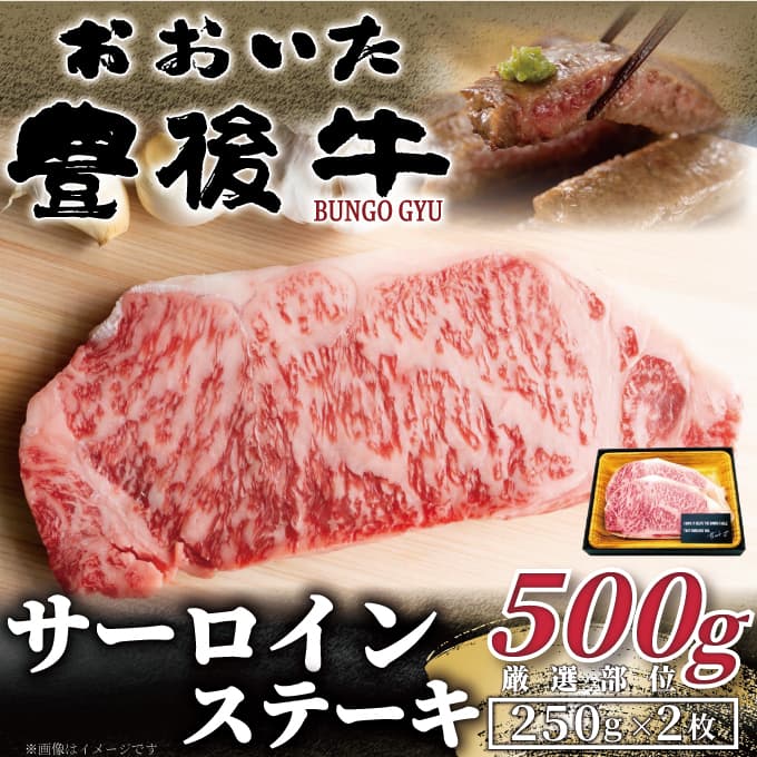 【ふるさと納税】おおいた豊後牛サーロインステーキセット 500g（250g×2枚） | 和牛 豊後牛 国産牛 ステーキ肉 すき焼き しゃぶしゃぶ 大分県産 九州産 津久見市 国産