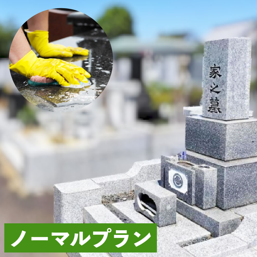 【ふるさと納税】心を込めたお墓掃除代行サービス「ノーマルプラン」（1回分）竹田市内限定 お墓 掃除 清掃 代行 墓地 除草 草刈り 洗浄 拭き上げ 大分県 竹田市｜大分県竹田市
