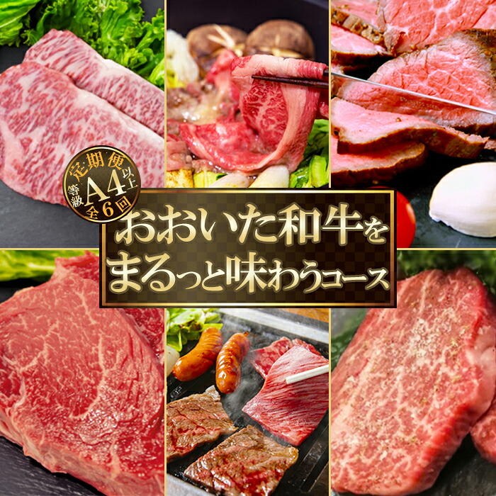 【ふるさと納税】 おおいた和牛をまるっと味わうコース（全６回！毎月お届け定期便）【ニード牧場】 ＜129-802＞