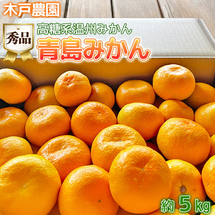 【ふるさと納税】 高糖系 温州 みかん 青島 (秀品) 約5kg 【木戸農園】先行予約 5kg 秀品 柑橘 果物 フルーツ 年明け 新年 1月 2月 ＜113-019＞｜大分県杵築市