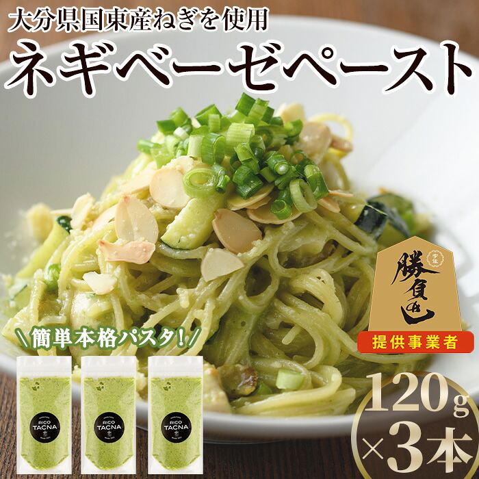 【ふるさと納税】＜5月1日受付開始＞ネギベーゼ(3本) ネギ ねぎ 葱 調味料 薬味 ペースト 勝負めし 【116900100】【リーコタクナ】