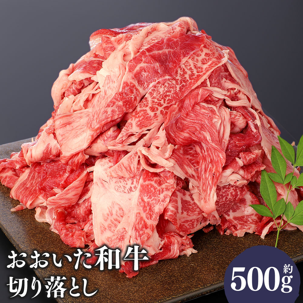 【ふるさと納税】おおいた和牛 切り落とし 約500g 牛肉 お肉 肉 国産 和牛 4等級以上 モモ ウデ バラ すき焼き 焼肉 カレー シチュー 冷凍 豊後大野市 送料無料｜大分県豊後大野市