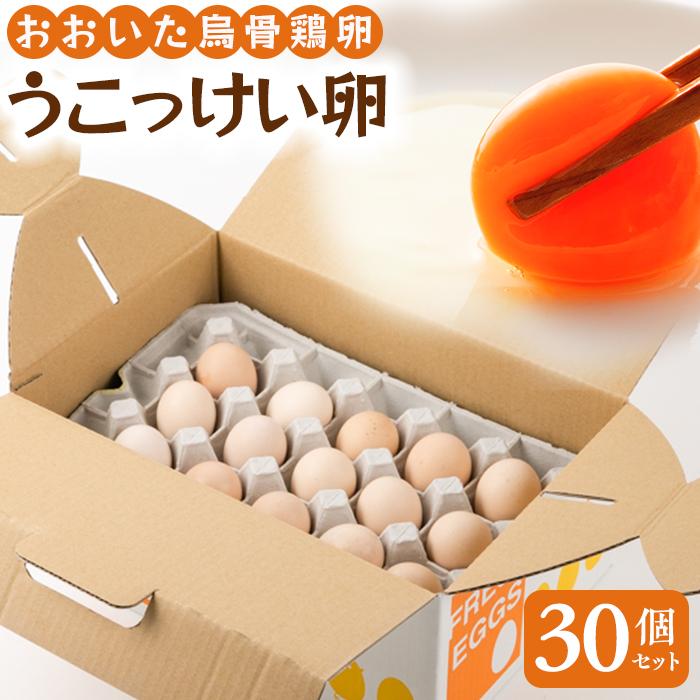 【ふるさと納税】大分うこっけい卵（生食用３０個） | 烏骨鶏 卵 たまご 玉子 生卵 高級 納税 支援 支援品 返礼 返礼品 お礼の品 名産 特産 名産品 ご当地 ご当地グルメ 取り寄せ お取り寄せ グルメ お取り寄せグルメ 大分県 大分 湯布院 由布院 ゆふいん